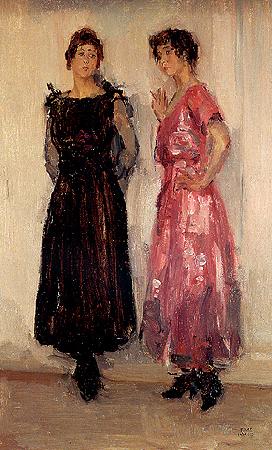 Isaac Israels Two models oil painting picture